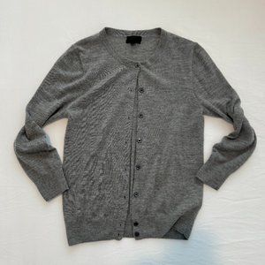 Gray J. Crew Cashmere Cardigan